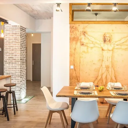 Secret Loft, 2min Walk From The Beach. High Tech! Daire *